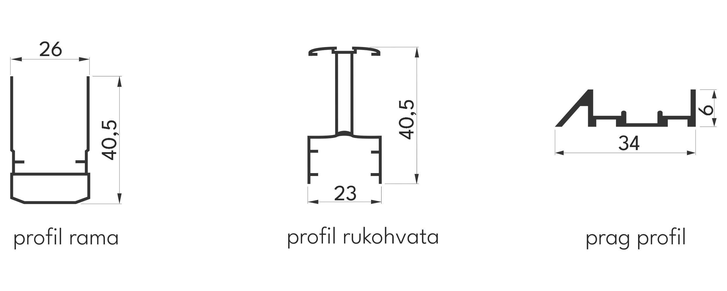 premium klizni komarnik dimenzije