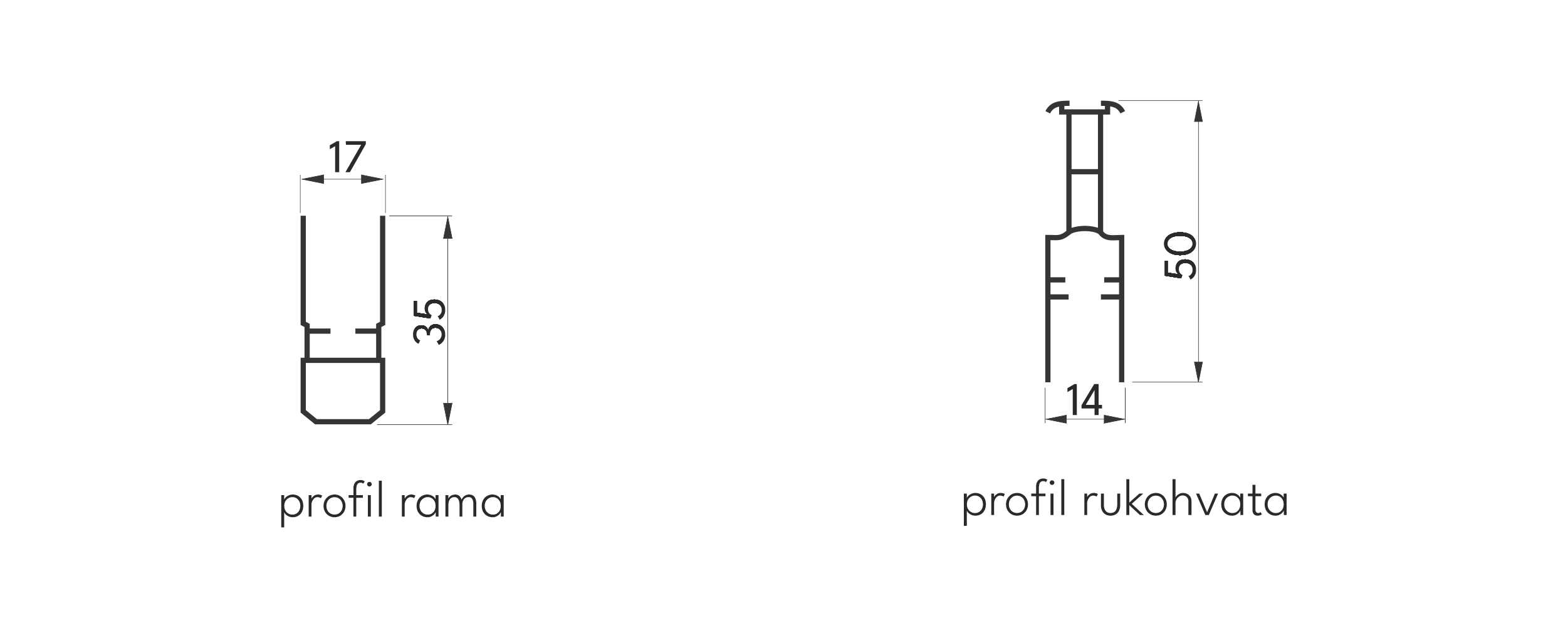 slim klizni komarnik dimenzije